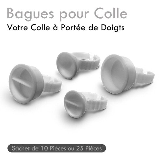 Bagues Colle pour déposer la colle à extension de cils