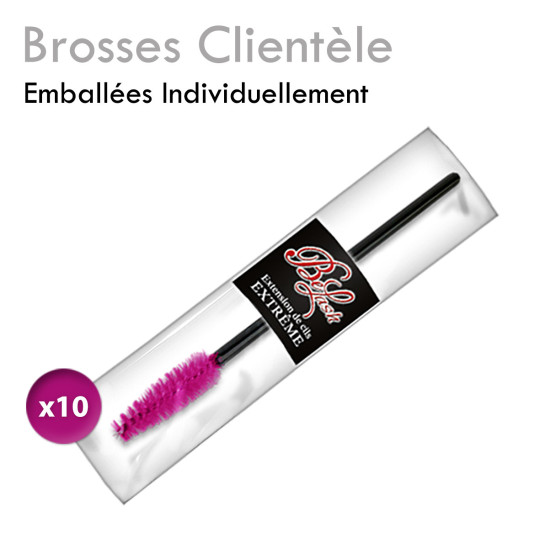 Brosses  Clientèle extension de cils brosse à cils emballage à l'unité