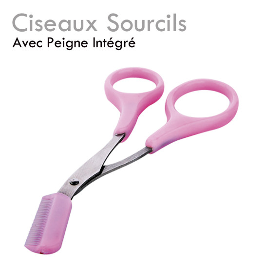 Ciseaux sourcils beauté des sourcils peigne intégré