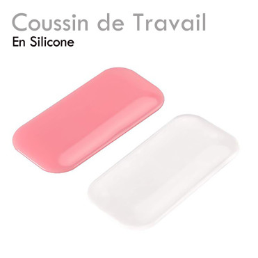 Tapis de Travail en Silicone antidérapant ligne de cils colle front main côté