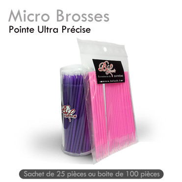 MicroBrosses pose extension de cils