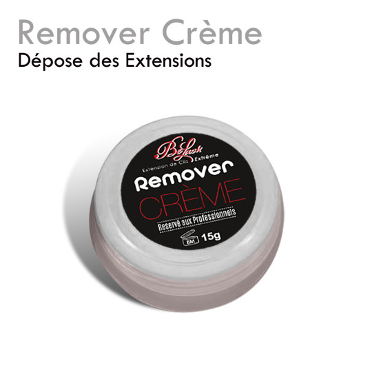 Remover Crème dépose extension de cils yeux sensibles facile rapide décoller dissoudre la colle