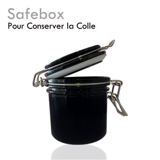 Safebox colle conservation plusieurs flacons protection humidité lumière chaleur hermétique facile d'utilisation résistant léger