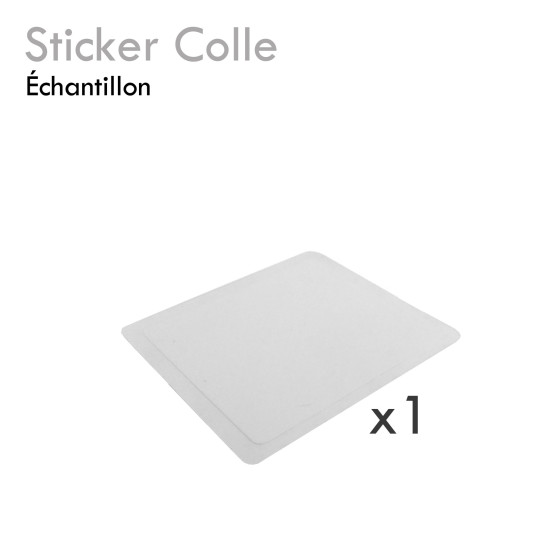 Sticker colle cadeau échantillon