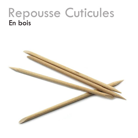 Repousse Cuticules en bois lot de 10 pratique indispensable facile