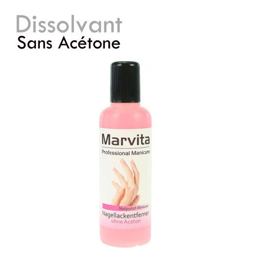 Dissolvant doux ongles vernis classique sans acétone rapide