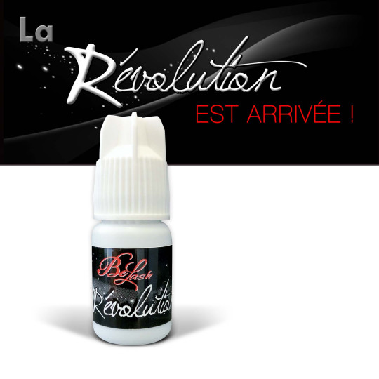 Colle BeLash Révolution Noir Intense à Prise iInstantanée pour des Extensions de Cils ultra longue tenue